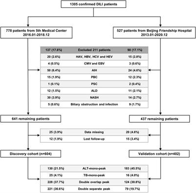 Alanine Aminotransferase and Bilirubin Dynamic Evolution Pattern as a Novel Model for the Prediction of Acute Liver Failure in Drug-Induced Liver Injury